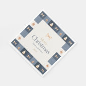 Weihnachtsbuch Napkin Serviette (Ecke)