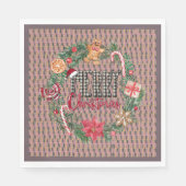 Weihnachtsbuch Napkin Serviette (Vorderseite)