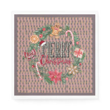 Weihnachtsbuch Napkin