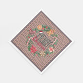 Weihnachtsbuch Napkin Serviette (Ecke)