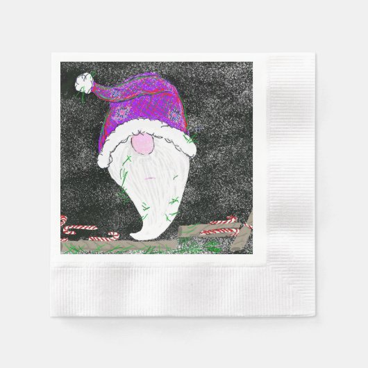 Weihnachtsbuch Napkin Serviette (Vorderseite)