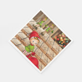 Weihnachtsbuch Napkins, Elf Serviette (Ecke)