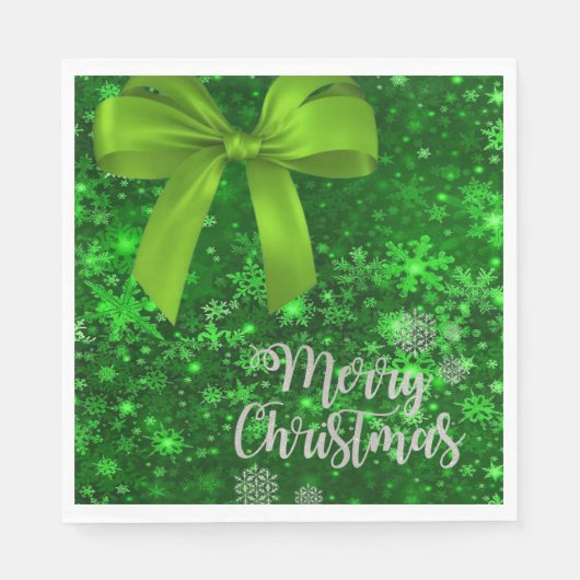 Weihnachtsbuch Napkins, Frohe Weihnachten Serviette (Vorderseite)