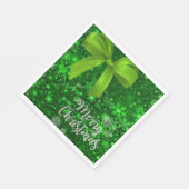 Weihnachtsbuch Napkins, Frohe Weihnachten Serviette (Ecke)