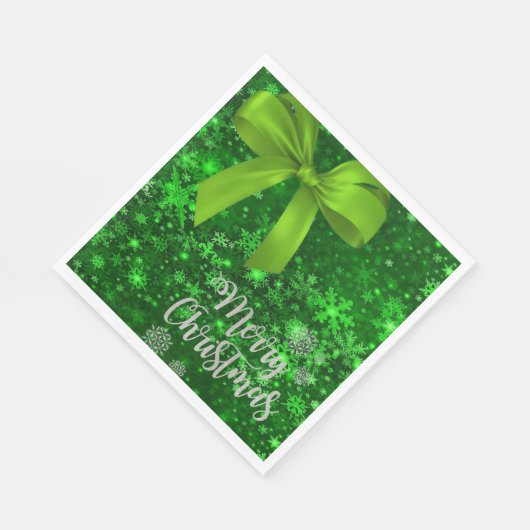 Weihnachtsbuch Napkins, Frohe Weihnachten Serviette (Ecke)