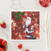 Weihnachtsbuch Napkins, Frohe Weihnachten, Weihnac Serviette (Beispiel)