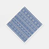 Weihnachtsbuch Napkins, frohe Weihnachtsfrau Serviette (Ecke)