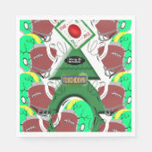 Weihnachtsbuch Napkins, Fußball Sport Serviette (Vorderseite)