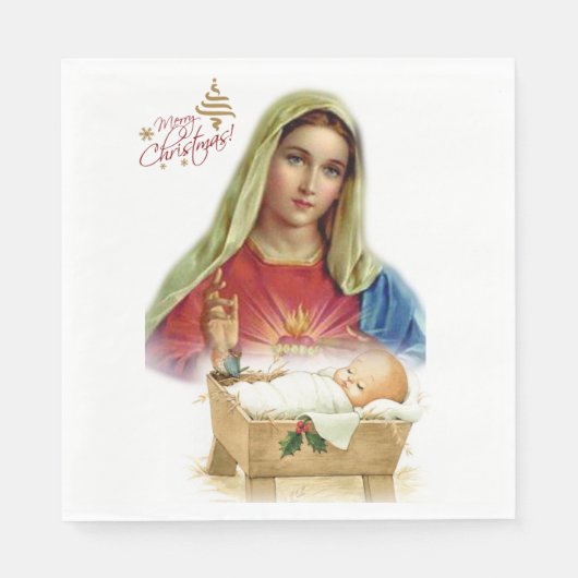 Weihnachtsbuch Napkins, Jesus Christus Serviette (Vorderseite)