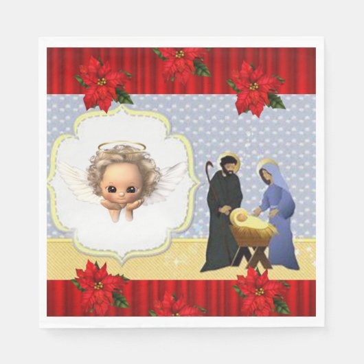 Weihnachtsbuch Napkins, Jesus Christus Serviette (Vorderseite)