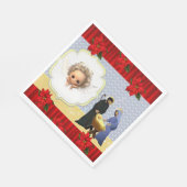 Weihnachtsbuch Napkins, Jesus Christus Serviette (Ecke)