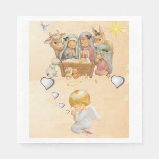 Weihnachtsbuch Napkins, Jesus Christus Serviette (Vorderseite)