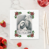 Weihnachtsbuch Napkins, Jesus Christus Serviette (Beispiel)