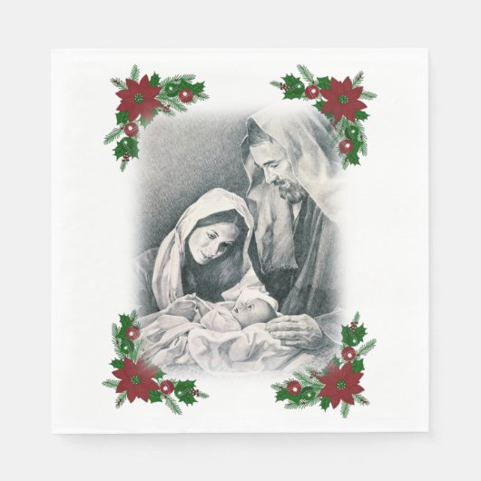 Weihnachtsbuch Napkins, Jesus Christus Serviette (Vorderseite)