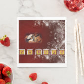 Weihnachtsbuch Napkins, Jesus Christus Serviette (Beispiel)