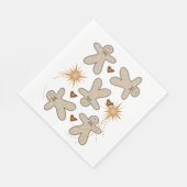 Weihnachtsbuch Napkins, Merry Gingerbread Mann Serviette (Ecke)
