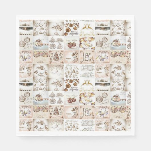 Weihnachtsbuch Napkins Serviette (Vorderseite)