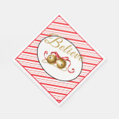 Weihnachtsbuch Napkins Serviette (Ecke)