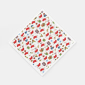 Weihnachtsbuch Napkins Serviette (Ecke)