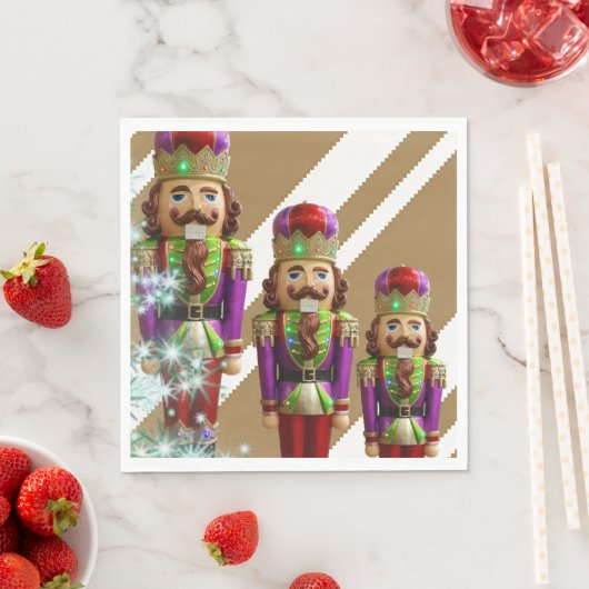 Weihnachtsbuch Napkins, Soldat Serviette (Beispiel)