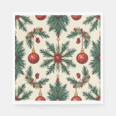 Weihnachtsbuch Napkins, Standardessen Serviette (Vorderseite)
