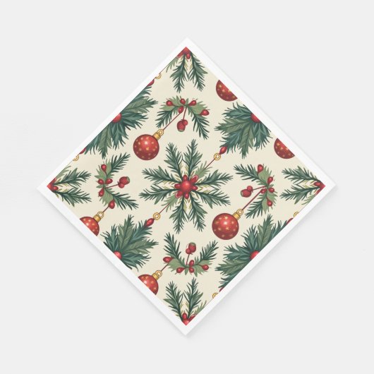 Weihnachtsbuch Napkins, Standardessen Serviette (Ecke)