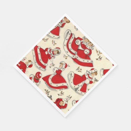 Weihnachtsbuch Napkins, Vintag Serviette (Ecke)