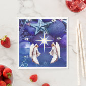 Weihnachtsbuch Napkins, Weihnachtsgel Serviette (Beispiel)