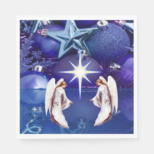 Weihnachtsbuch Napkins, Weihnachtsgel Serviette (Vorderseite)