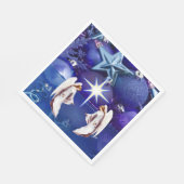 Weihnachtsbuch Napkins, Weihnachtsgel Serviette (Ecke)