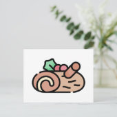 Weihnachtsbuch Postkarte (Stehend Vorderseite)