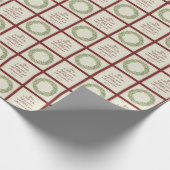 Weihnachtsbuch - Ruhm für Gott Geschenkpapier (Ecke)