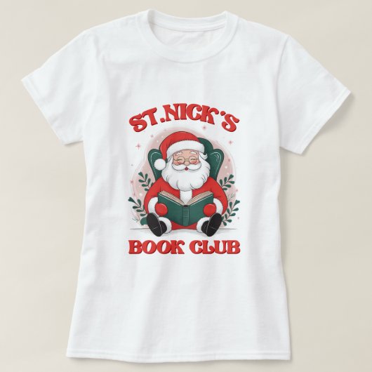Weihnachtsbuch-Shirt T-Shirt (Design vorne)