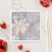 Weihnachtsbuch-Star-Dekoration Serviette (Beispiel)