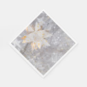 Weihnachtsbuch-Star-Dekoration Serviette (Ecke)