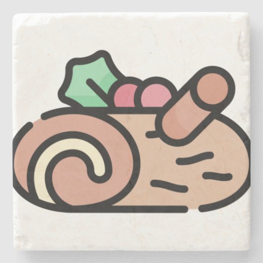 Weihnachtsbuch Steinuntersetzer (Vorderseite)