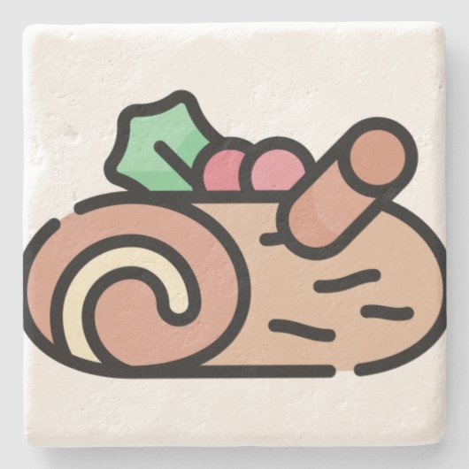 Weihnachtsbuch Steinuntersetzer (Vorderseite)