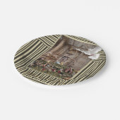 Weihnachtsbuch Teller, frohe Weihnachten Jesus Pappteller (Schrägansicht)