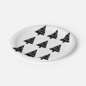 Weihnachtsbuch-Teller, frohe Weihnachts-Schwarm-Bä Pappteller (Schrägansicht)