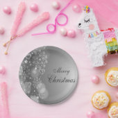 Weihnachtsbuch-Teller, Frohe Weihnachtssilber Pappteller (Party)