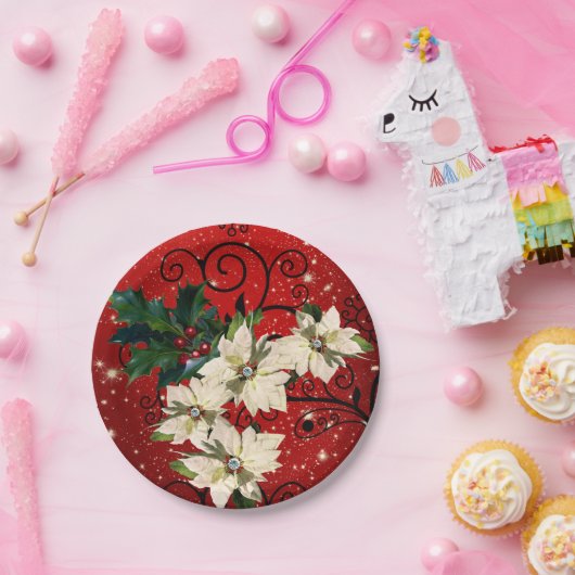 Weihnachtsbuch-Teller Pappteller (Party)