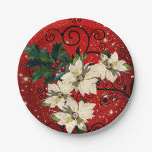 Weihnachtsbuch-Teller