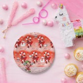 Weihnachtsbuch-Teller, Snowman, Elf Pappteller (Party)