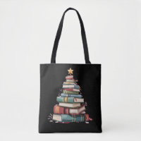 Weihnachtsbücher Baum Buchliebhaber Lehrer Bücherw