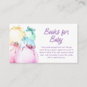 Weihnachtsbücher für das Baby Begleitkarte (Vorderseite)