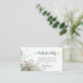 Weihnachtsbücher für das Baby Begleitkarte (Stehend Vorderseite)