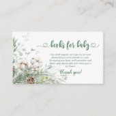 Weihnachtsbücher für das Baby Begleitkarte (Vorderseite)