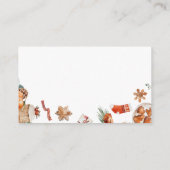 Weihnachtsbücher für das Baby-Enclosure Card Begleitkarte (Rückseite)