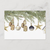 Weihnachtsbücher für die Kinderkarte Begleitkarte (Rückseite)