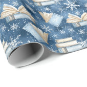 Weihnachtsbücher Geschenkpapier (Rolleneckpunkt)